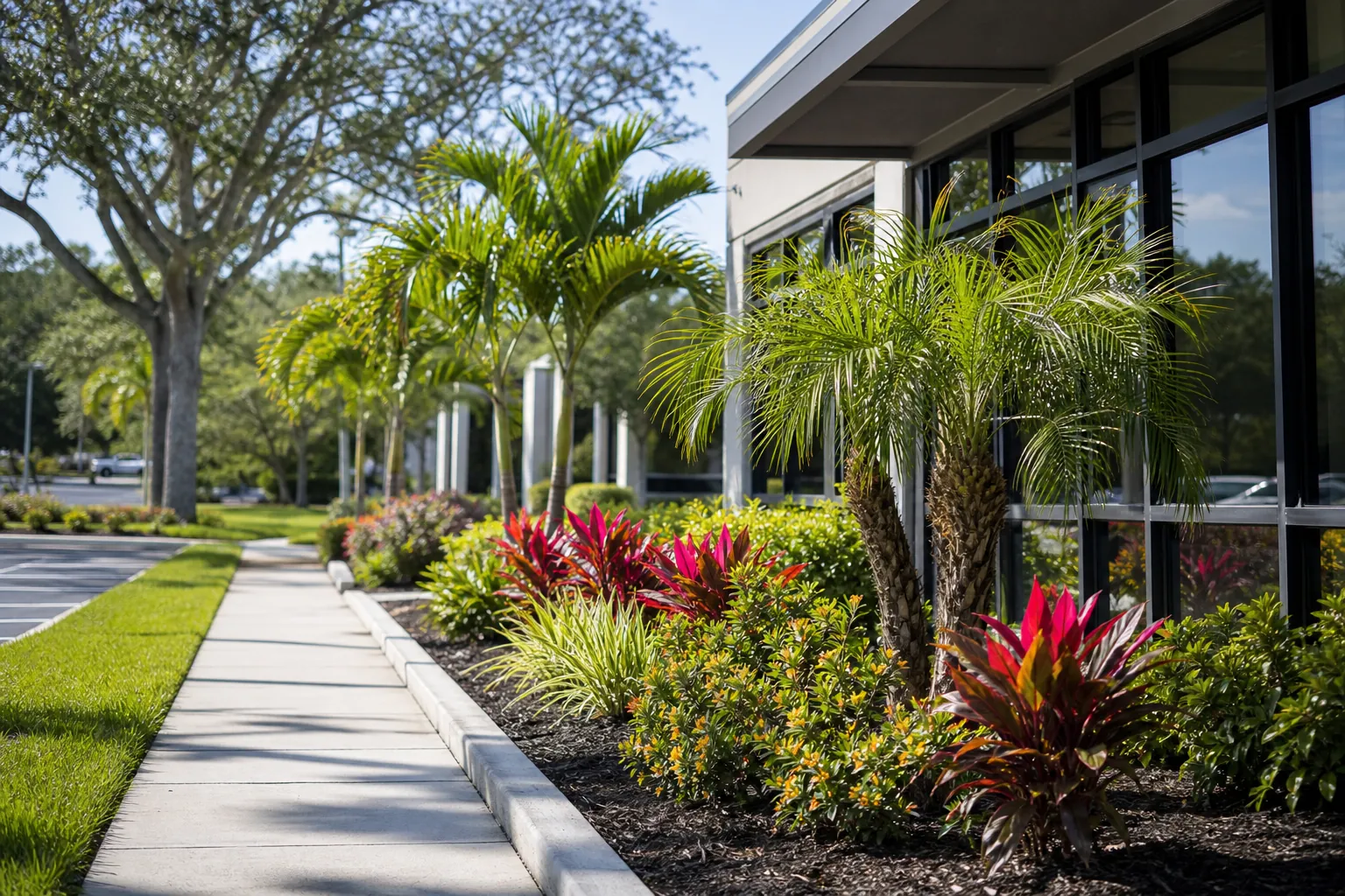 Landscaping That Reflects Your Business in Florida Editorial illustration of Landscaping That Reflects Your Business in Florida
