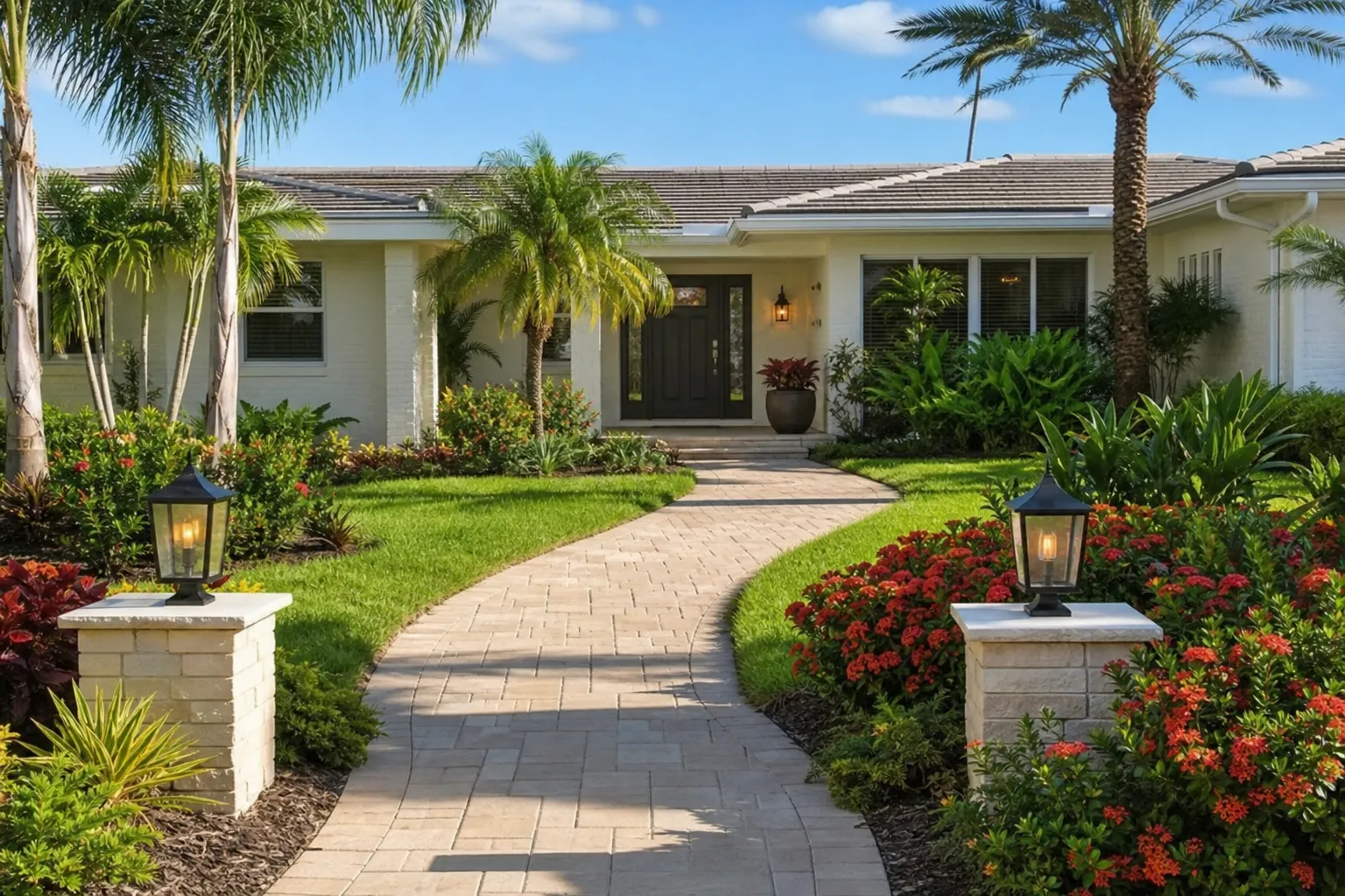 Create a Clear and Welcoming Entrance in Florida Editorial illustration of Create a Clear and Welcoming Entrance in Florida