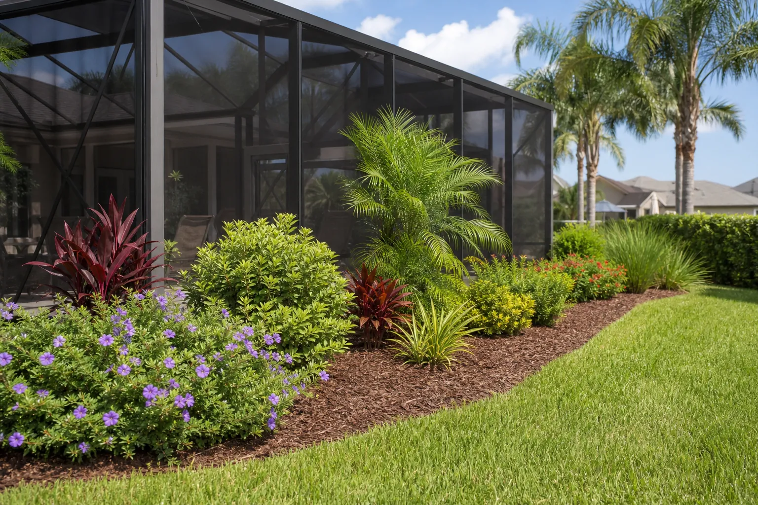 Select Florida-Friendly Plants For Each Exposure Editorial illustration of Select Florida-Friendly Plants For Each Exposure