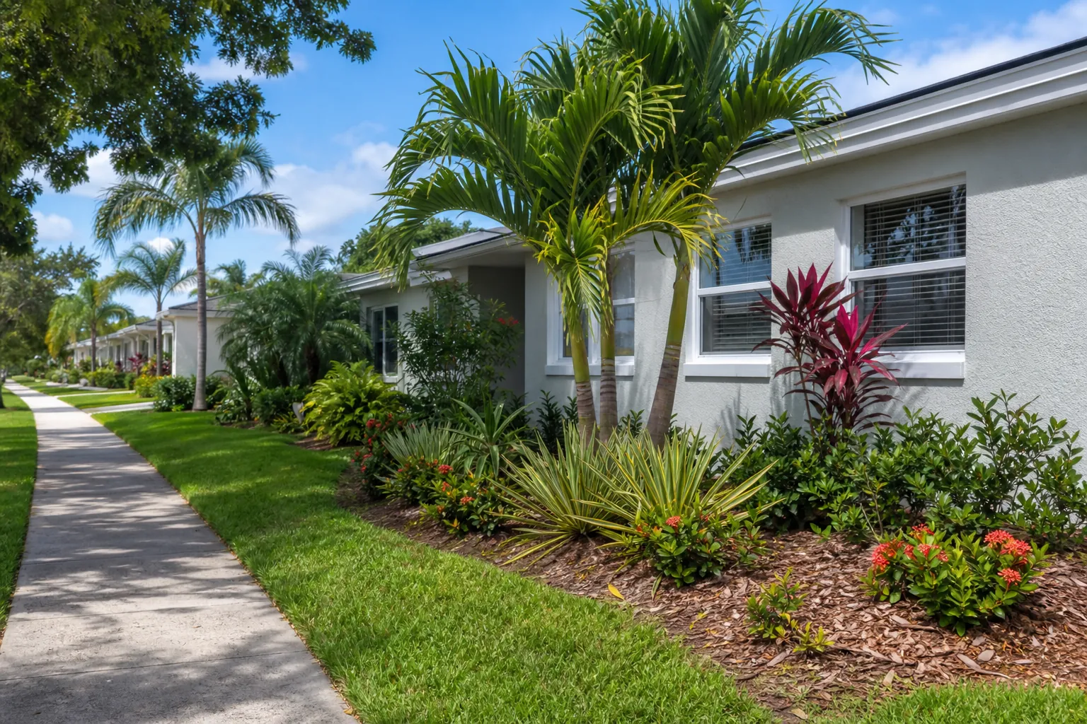 Landscaping that helps Florida rental properties thrive Editorial illustration of Landscaping that helps Florida rental properties thrive