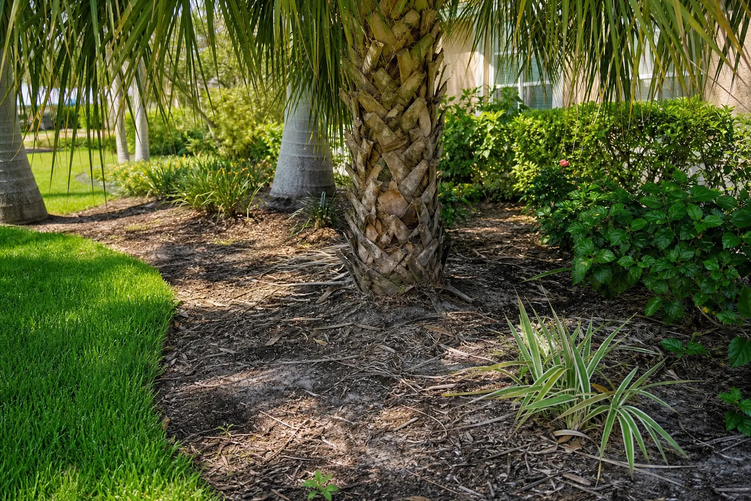 Evaluate the conditions beneath each palm in Florida Editorial illustration of Evaluate the conditions beneath each palm in Florida