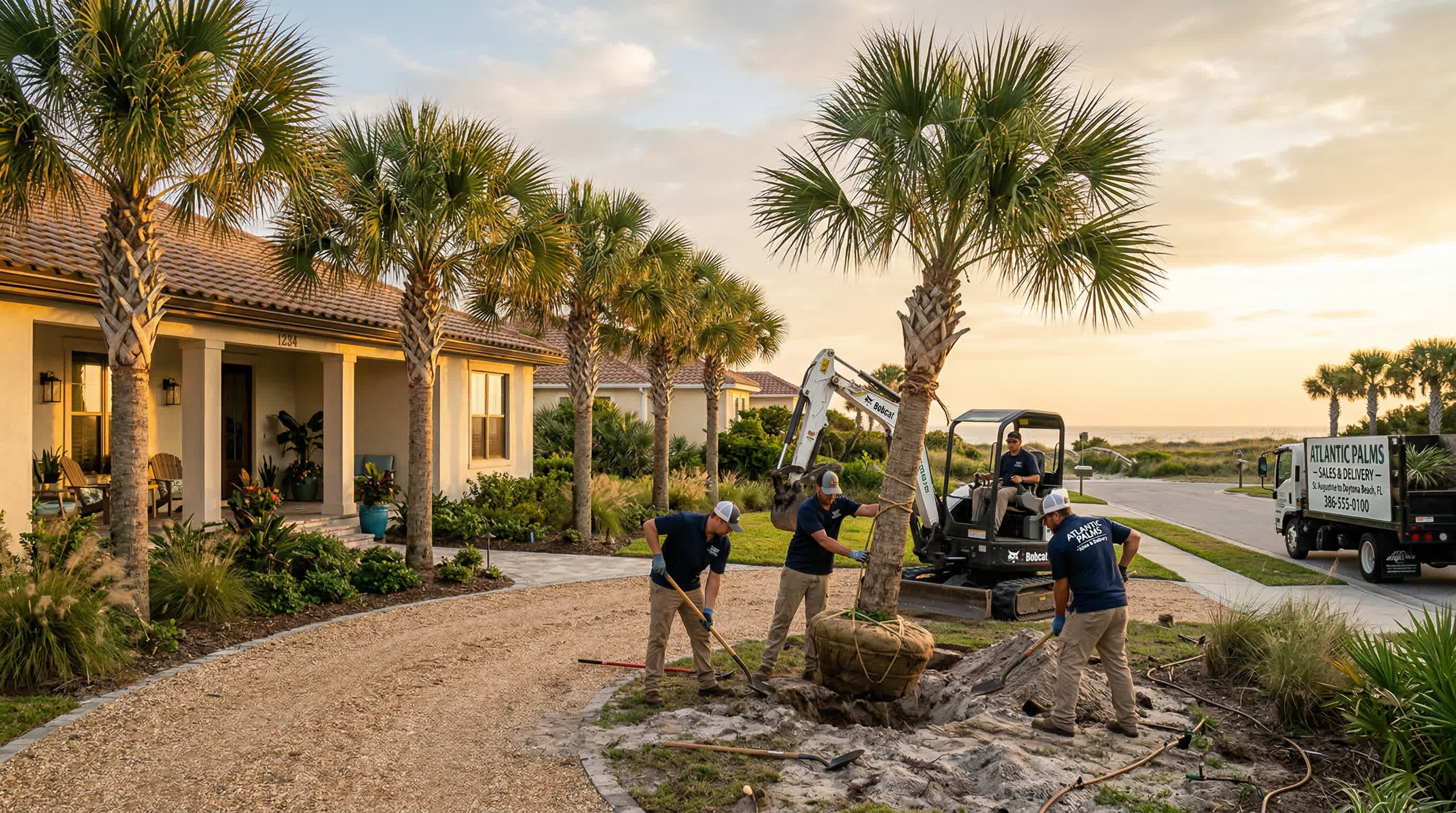 Palm Trees for Sale Near Me — St. Augustine to Daytona Beach Delivery