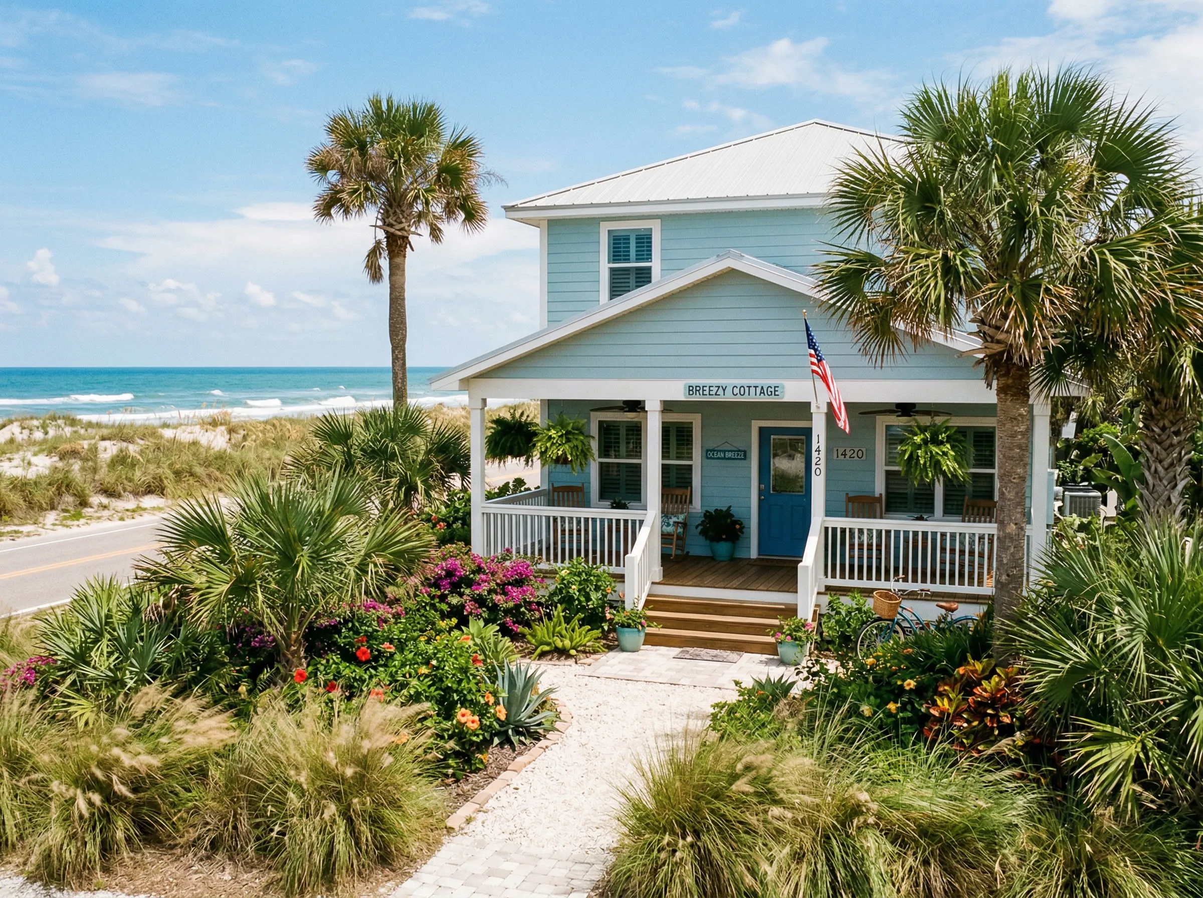 Tropical Landscaping Ideas for Flagler Beach Coastal Homes (Salt‑Tough, Low‑Maintenance, and Resort‑Style) | Tropical Yards St Augustine, FL