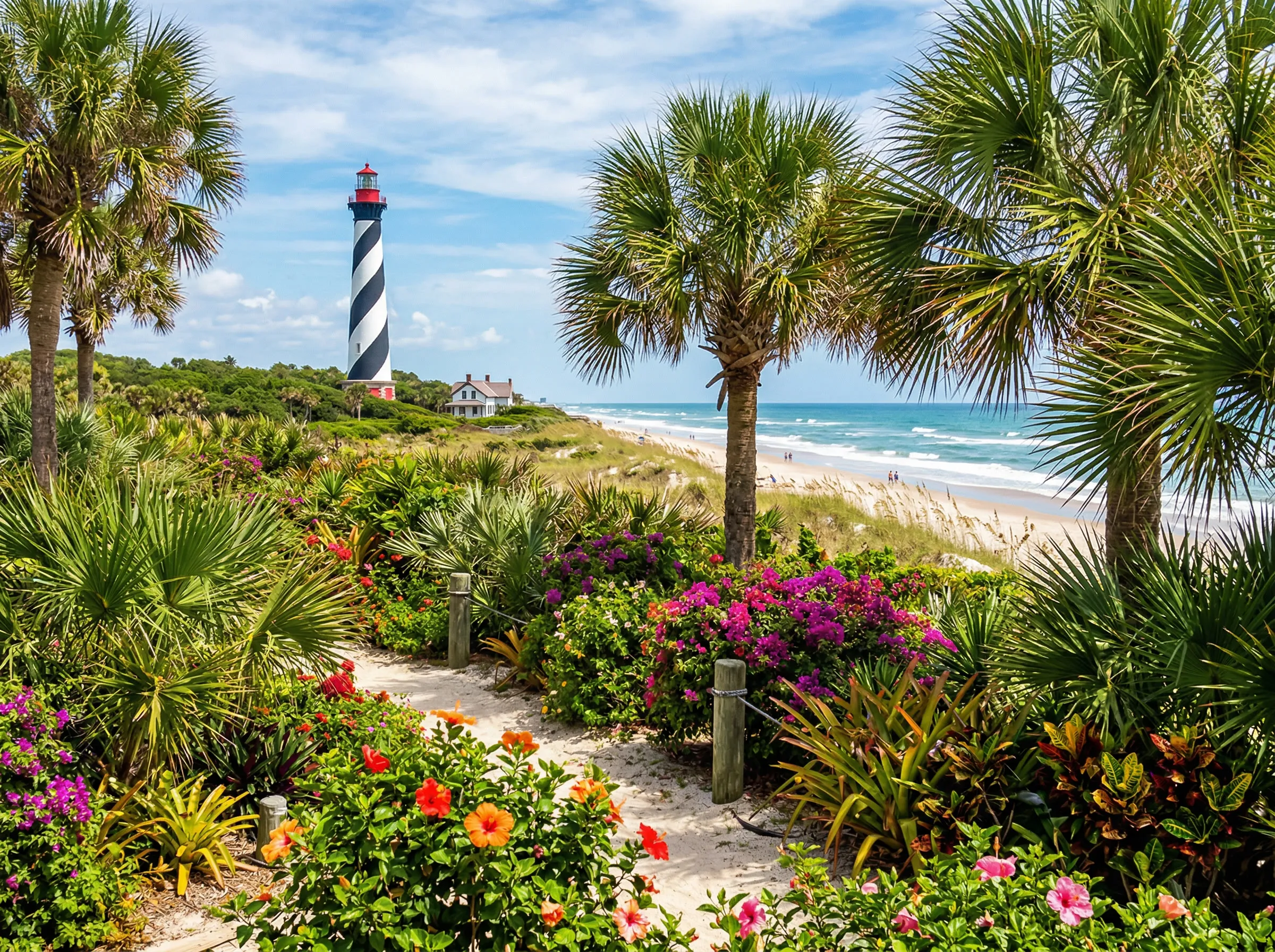 Tropical Plants for Anastasia Island and St. Augustine Beach: What Thrives in Salt Air, Sand, and Summer Heat | Tropical Yards St Augustine, FL