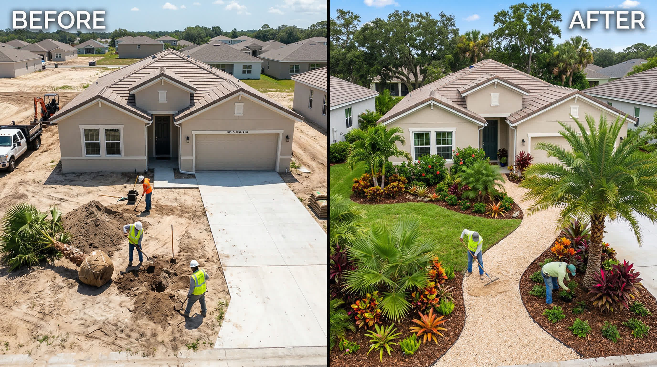 Tropical Plants for Sale for New Homeowners in St. Augustine — Starter Landscaping Packages | Tropical Yards St Augustine, FL | Best tropical plants and coquina shell in St Augustine