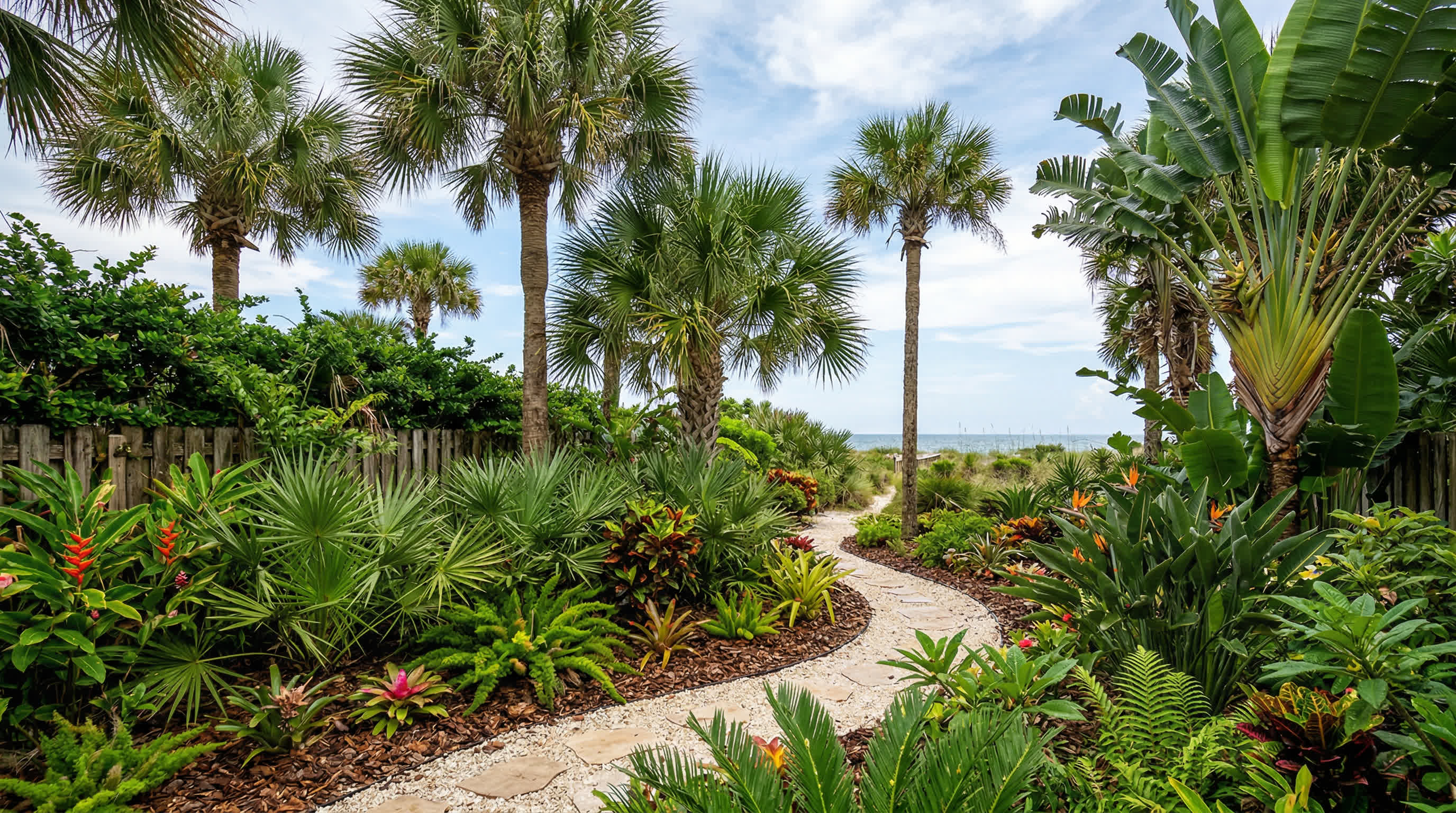 Wholesale and bulk tropical plant orders with dump trailer delivery across Northeast Florida for landscapers, contractors, and HOA communities | Tropical Yards St Augustine FL