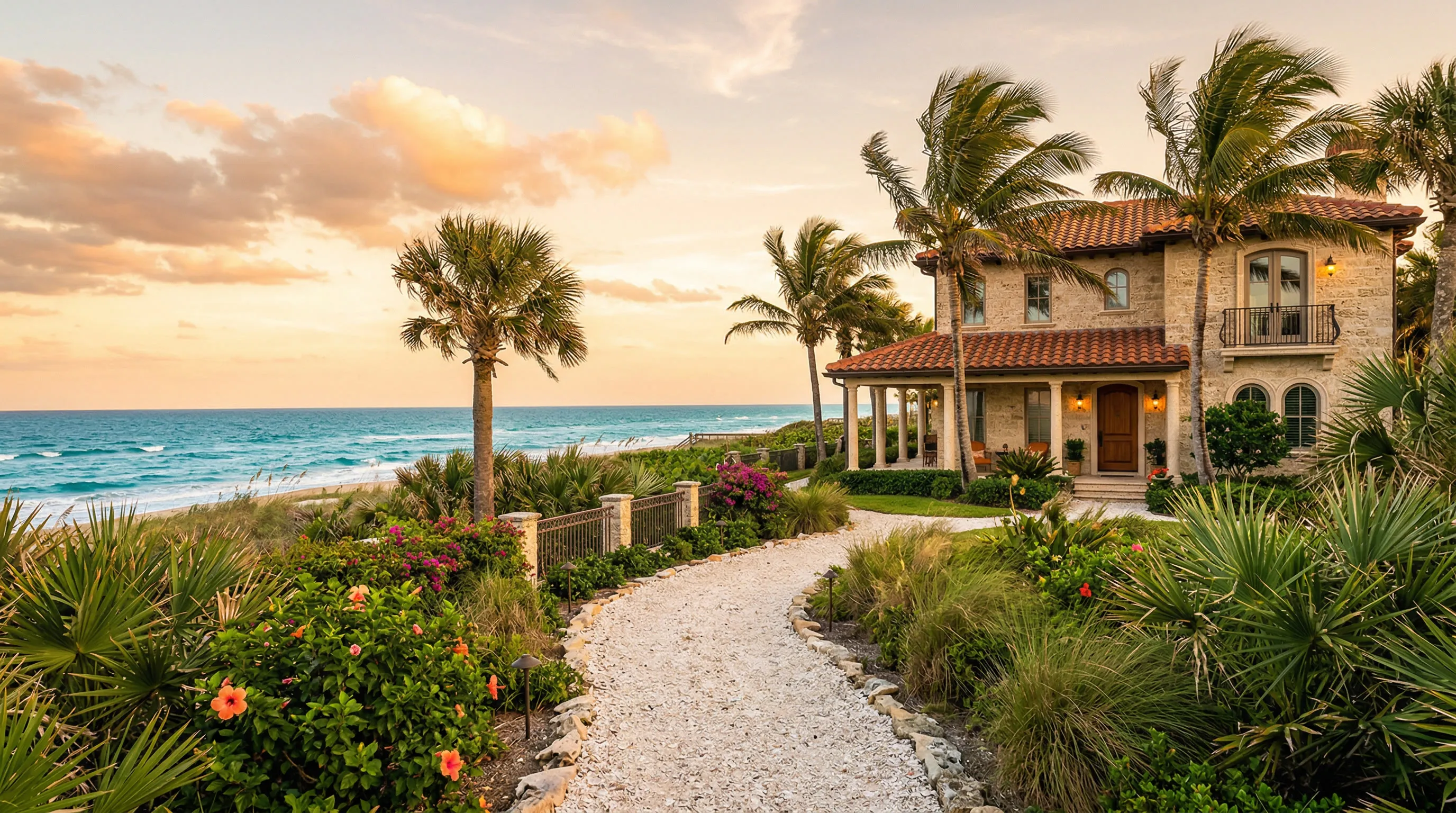 Tropical landscaping cost guide St Augustine FL 2026 | Tropical Yards St Augustine, FL | Best tropical plants and coquina shell in St Augustine