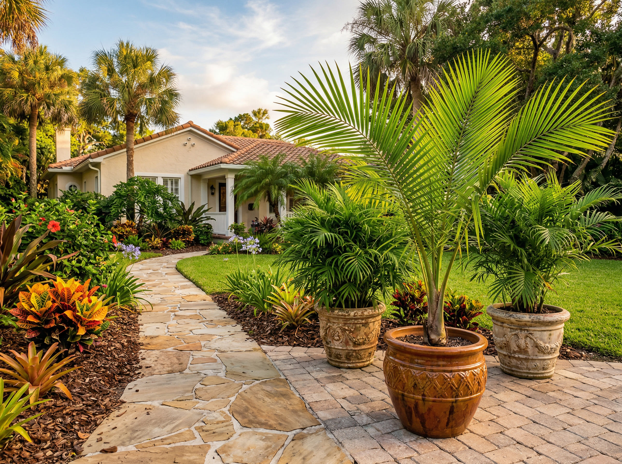 Wholesale tropical plants for landscapers and contractors in Northeast Florida | Tropical Yards St Augustine, FL | Best tropical plants and coquina shell in St Augustine